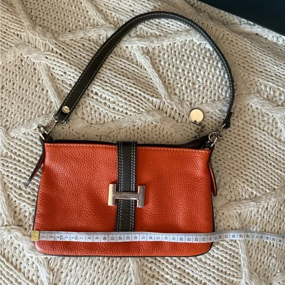 Orange and Black Designer Women's Bag - Picture 4 of 9